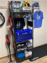 カー用品の収納ラック作り