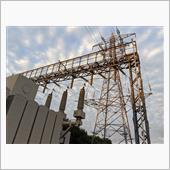 発電所6万6千ボルトの切り替 ...