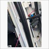 ドア配線ケーブルの車内引き込み