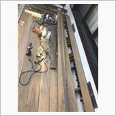 ウッドデッキ制作の後半　　そ ...