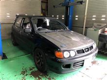 ＥＰ８２車高調整＆タイヤ交換！