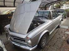 W113 ヒーターフラップ取付2