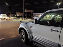 ６万ボルトの切り替え、仕事後100キロドライブ。