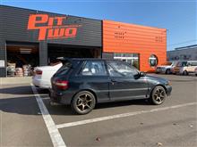 朝イチ 冬仕様のＥＰ８２をＰＩＴＴＷＯへ！