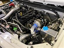 ＪＢ７４Ｗ ボルトオンターボ全景！