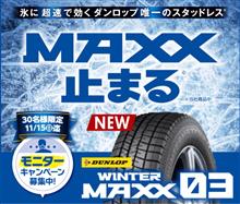 みんカラ：モニターキャンペーン【WINTER MAXX 03】