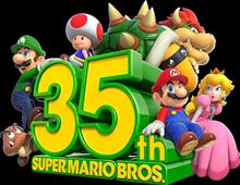 スーパーマリオ35周年♪ スーパーマリオ35周年♪