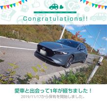 愛車と出会って1年！