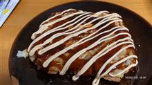 妻に披露、ホットサンドメーカーお好み焼き