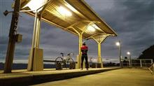【自転車】朝の下灘駅