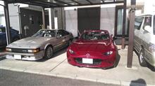 車検終了直後、並べてみた。