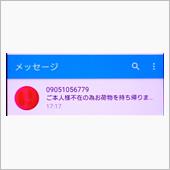 SMS詐欺！