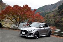 微妙な紅葉と天気の丹沢湖ドライブ