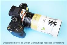Camouflage on lens barrel surface Camouflage on lens barrel surface