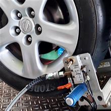 トータルチューンを施したSR20DE搭載のシルビア･オーテックバージョンにPOTENZA RE-71RSを装着。センターフィットでど真ん中取り付けです!!