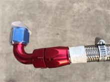 オイルクーラーホースの作製(途中)