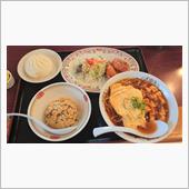 王将の日替わりランチと牛すじ ...