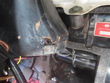 W113 デフロスターダクト修復2