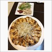 今夜は、冷凍餃子。