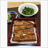 今夜は、フライパンで自宅鰻。