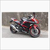 Ninja250で高速走行