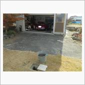 アーチガレージ建設（基礎工事 ...