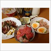 今日の晩飯😋