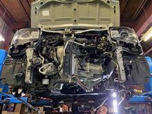 ＨＡ３６Ｓ ＦＦ/５ＭＴミッション脱着開始！