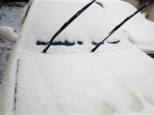 2020　12/17日　2度目　雪降りました