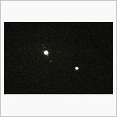一日遅れの木星と土星の接近