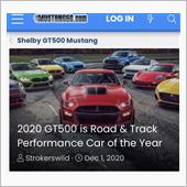 シェルビーGT500マスタング