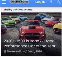 シェルビーGT500マスタング