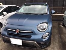 代車はFIAT 500X　インディゴ