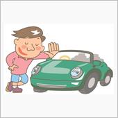 愛車と一緒の年賀状。