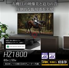 テレビ買い替えました。(4K有機EL Panasonic VIERA TH-55HZ1800)