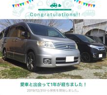 愛車と出会って1年！ 