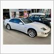 とってもきれいなフェアレディZ Z32にブラッシュドフィニッシュがステキな18インチホイールを装着。印象が変わりましたね〜