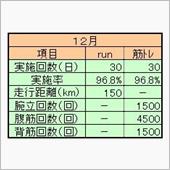２０２０年１２月ランニング＆ ...