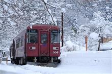 長良川鉄道その1　雪の終点駅へ