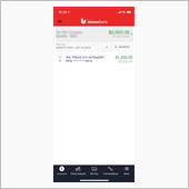 $1,200ドルが振り込まれ ...