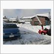 駐車場除雪、文明の力