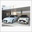 窓ガラス厚み比較 MINI F56 vs. Audi A6