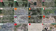 2020 F1の開催地をGoogle mapsで行ってみたよ
