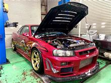 ＢＮＲ３４ エンジン降ろします！