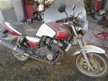 CB400SFの掃除の続き