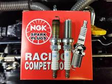 ＧＲヤリス ＮＧＫレーシングプラグに交換！