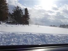 P10プリメーラ　久々の雪道走行
