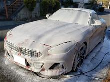 アワアワ洗車♪ アワアワ洗車♪