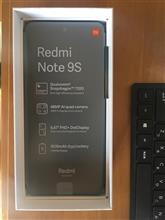 スマホ買い増し（Redmi Note 9S）