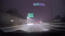 雪の中央道